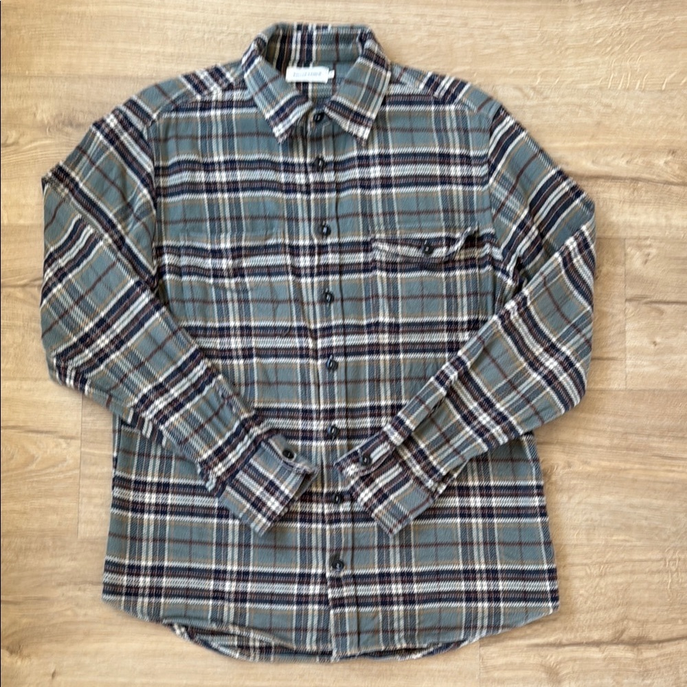 Men’s Taylor Stitch plaid button down shirt sz 42